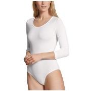Calida Natural Comfort Bodysuit Weiß Baumwolle Small Damen
