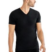 Bread and Boxers Cotton Stretch V-Neck T-shirt 2P Schwarz Ökologische ...