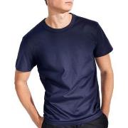 Bread and Boxers Pima Cotton Crew Neck Marine Baumwolle Small Herren