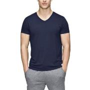 JBS of Denmark Bamboo Blend V-neck T-shirt Marine Small Herren