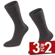 Pierre Robert 2P Relax Eco Socks Schwarz Gr 37/40