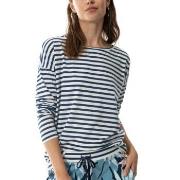 Mey Cyra Long Sleeve T-shirt Weiß/Marine Small Damen