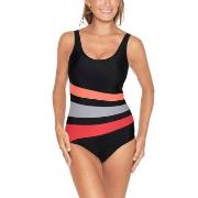 Wiki Swimsuit Bianca Classic Schwarz/Rosa 38 Damen