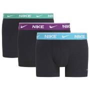 Nike 6P Everyday Essentials Cotton Stretch Trunk D1 Schwarz Lila Baumw...