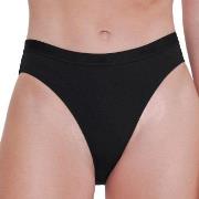 Sloggi 2P GO Casual High Leg Briefs Schwarz Baumwolle Small Damen