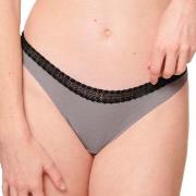 Sloggi 2P GO Ribbed Brazilian Briefs Schwarz/Grau Ökologische Baumwoll...