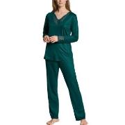 Calida Secret Dreams Pyjama Dunkelgrün Small Damen