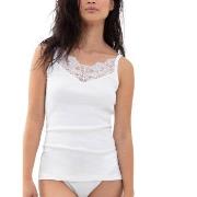 Mey Organic Cotton Spaghetti Top Weiß Baumwolle Small Damen