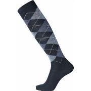 Egtved Printed Wool Kneehigh Sock Dunkelblau Gr 45/48 Herren