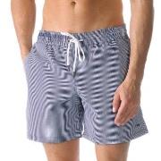 Mey Badehosen Beachport Swim Shorts Weiß/Blau Polyester Small Herren