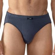 Mey Blue Check Jazz Briefs Dunkelblau Small Herren