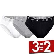 CR7 Cristiano Ronaldo 3P Basic Brief Schwarz/Weiß Baumwolle Small Herr...