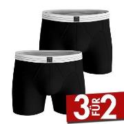 Björn Borg 2P Premium Cotton Stretch Original Boxer Schwarz Small Herr...