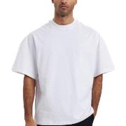 Resteröds Oversize Tee Weiß Ökologische Baumwolle Small Herren