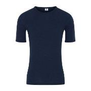 Dovre Wool T-shirt Marine Merinowolle Small Herren