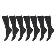 Decoy 7P Organic Cotton Socks Dunkelgrau Strl 37/41 Damen