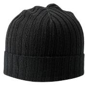 Amanda Christensen Beanie Schwarz Merinowolle One Size