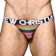 Andrew Christian Almost Naked Chill Stripe Jock Gestreift Polyamid Sma...