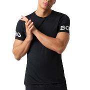 Björn Borg Performance Tee Schwarz Polyester Small Herren