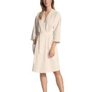 Calida Cosy Shower Bathrobe Crème Baumwolle Small Damen