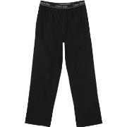 Calvin Klein Flannel Pyjama Pants Schwarz Baumwolle Small Damen