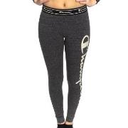 Champion Women Leggings Big Logo Grau Baumwolle Small Damen