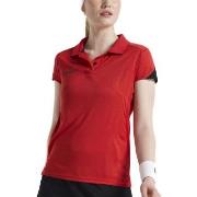 Craft Pro Control Impact Polo W Rot Polyester Small Damen