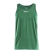 Craft Rush Singlet M Dunkelgrün Polyester Small Herren