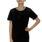 DKNY Spell It Out SS Tee Schwarz Small Damen