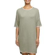 Femilet Mabel Short Sleeve Nightdress Olive Viskose Medium Damen