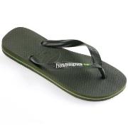 Havaianas Brasil Logo Waldgrün Gr 35/36