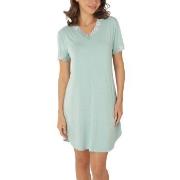 Lady Avenue Bamboo Nightdress SS Mintgrün Bambus Small Damen