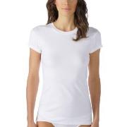 Mey Cotton Pure Short Top Weiß Baumwolle 38 Damen