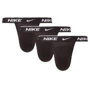 Nike 6P Everyday Cotton Stretch Jockstrap Schwarz Baumwolle Small Herr...