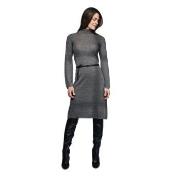 Pierre Robert X Jenny Skavlan Wool A-Line Dress Dunkelgrau Small Damen