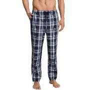 Schiesser Mix and Relax Woven Lounge Pants Blau Muster gewebte Baumwol...