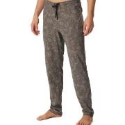 Schiesser Mix Plus Relax Long Pants Braun must. Baumwolle 50 Herren