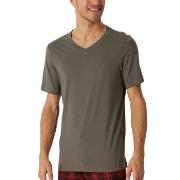 Schiesser Mix Plus Relax T Shirt Braun 50 Herren