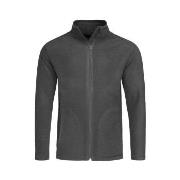 Stedman Active Fleece Jacket For Men Grau Polyester Small Herren