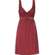 Trofe Nightgown Lace Nightdress Rot/Braun Viskose Small Damen