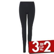 Decoy Organic Leggings Schwarz Ökologische Baumwolle Small Damen