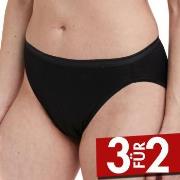 Decoy 5P Tai Briefs Schwarz Ökologische Baumwolle Small Damen