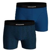 Bjorn Borg Premium Cotton Stretch Boxer Brief 2P Schwarz/Blau Baumwoll...