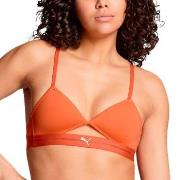 Puma Cut Out Triangle Top Orange Polyamid Small Damen