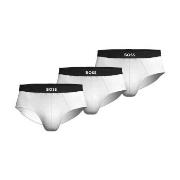 BOSS 3P ONE HipBr Cotton Briefs Weiß Baumwolle Small Herren