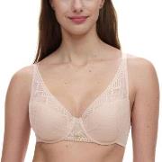 Chantelle BH Origins Lace Lightweight Plunge Bra Beige Nylon B 70 Dame...