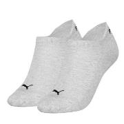 Puma 2P Women Cushioned Sneaker Socks Grau Gr 39/42 Damen