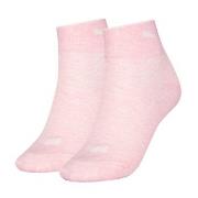 Puma 2P Women Quarter Socks Hellrosa Gr 39/42 Damen