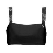 Puma Bandeau Bikini Top Schwarz/Weiß Small Damen