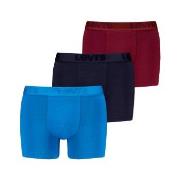 Levis 3P Premium Boxer Rot/Blau Baumwolle Small Herren